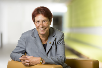 Marian Kaljouw voorzitter Raad van bestuur / Marian Kaljouw chairwoman Executive Board