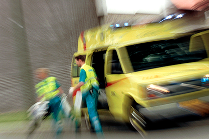 Actiefoto ambulance